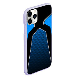 Чехол iPhone 11 Pro матовый ТЕХНОЛОГИЧЕСКАЯ БРОНЯ СИНЯЯ, цвет: 3D-светло-сиреневый — фото 2