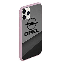 Чехол iPhone 11 Pro матовый Opel astra, цвет: 3D-розовый — фото 2