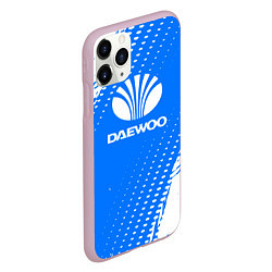 Чехол iPhone 11 Pro матовый DAEWOO Autosport, цвет: 3D-розовый — фото 2