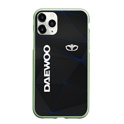 Чехол iPhone 11 Pro матовый DAEWOO Automobile, цвет: 3D-салатовый