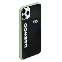Чехол iPhone 11 Pro матовый DAEWOO Automobile, цвет: 3D-салатовый — фото 2