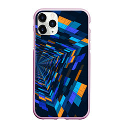 Чехол iPhone 11 Pro матовый Geometric pattern Fashion Vanguard, цвет: 3D-розовый