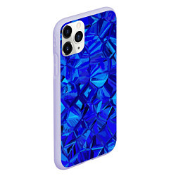 Чехол iPhone 11 Pro матовый Fashion pattern, цвет: 3D-светло-сиреневый — фото 2