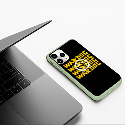 Чехол iPhone 11 Pro матовый ZillaKami x SosMula City Morgue Пёс Войны, цвет: 3D-салатовый — фото 2