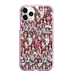 Чехол iPhone 11 Pro матовый Mari Makinami Illustrious EVA-08, цвет: 3D-розовый