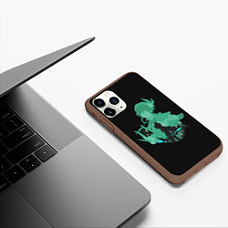 Чехол iPhone 11 Pro матовый Силуэт Венти, цвет: 3D-коричневый — фото 2