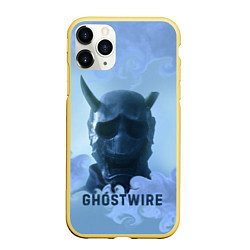 Чехол iPhone 11 Pro матовый GhostWire: Hannya, цвет: 3D-желтый