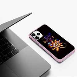 Чехол iPhone 11 Pro матовый Five Nights at Freddys: Security Breach - Воспитат, цвет: 3D-розовый — фото 2