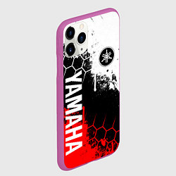 Чехол iPhone 11 Pro матовый YAMAHA - ЯМАХА, цвет: 3D-фиолетовый — фото 2