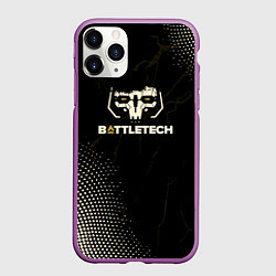 Чехол iPhone 11 Pro матовый BattleTech, цвет: 3D-фиолетовый
