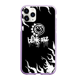 Чехол iPhone 11 Pro матовый Blink-182, цвет: 3D-сиреневый