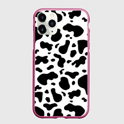 Чехол iPhone 11 Pro матовый БУРЕНКА ПАТТЕРН, цвет: 3D-малиновый