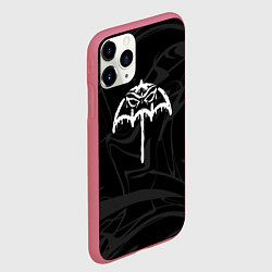 Чехол iPhone 11 Pro матовый Bring me the horizon, цвет: 3D-малиновый — фото 2