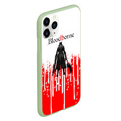 Чехол iPhone 11 Pro матовый BLOODBORNE потеки красок, цвет: 3D-салатовый — фото 2