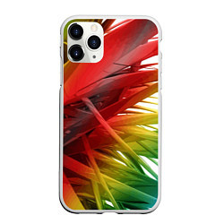 Чехол iPhone 11 Pro матовый Vanguard pattern 2022, цвет: 3D-белый