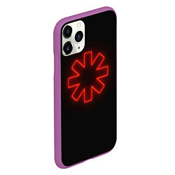 Чехол iPhone 11 Pro матовый RHCP Neon, цвет: 3D-фиолетовый — фото 2