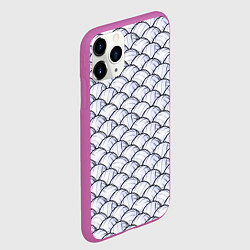 Чехол iPhone 11 Pro матовый Волейбольные Мячи Volleyball, цвет: 3D-фиолетовый — фото 2