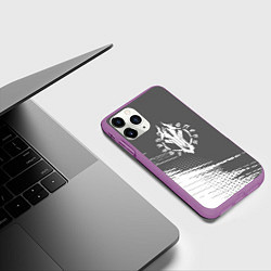 Чехол iPhone 11 Pro матовый Darksiders, цвет: 3D-фиолетовый — фото 2