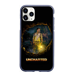 Чехол iPhone 11 Pro матовый Uncharted Анчартед Фильм, цвет: 3D-серый