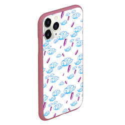 Чехол iPhone 11 Pro матовый ARCANE League Of Legends ТАТУИРОВКА, цвет: 3D-малиновый — фото 2