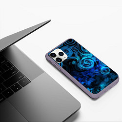 Чехол iPhone 11 Pro матовый Fashion pattern 2078, цвет: 3D-серый — фото 2
