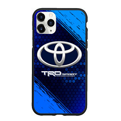 Чехол iPhone 11 Pro матовый ТОЙОТА TRD SPORT - Краска 9, цвет: 3D-черный