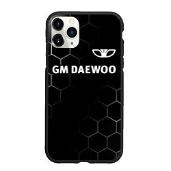 Чехол iPhone 11 Pro матовый DAEWOO Соты, цвет: 3D-черный