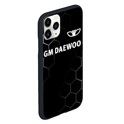 Чехол iPhone 11 Pro матовый DAEWOO Соты, цвет: 3D-черный — фото 2