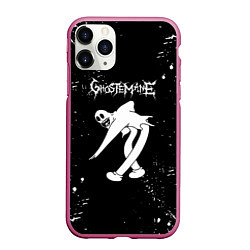 Чехол iPhone 11 Pro матовый Ghostemane Rap Гостмейн, цвет: 3D-малиновый