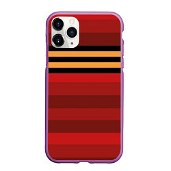 Чехол iPhone 11 Pro матовый VICTORY COLORS, цвет: 3D-фиолетовый