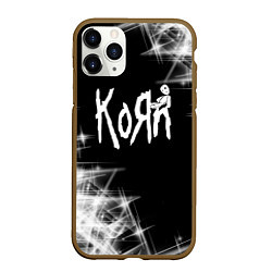 Чехол iPhone 11 Pro матовый Korn КоРн, цвет: 3D-коричневый