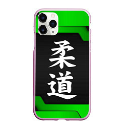 Чехол iPhone 11 Pro матовый JUDO GREEN, цвет: 3D-розовый