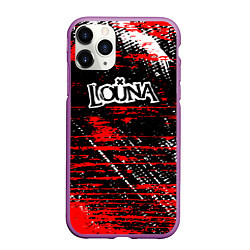 Чехол iPhone 11 Pro матовый Louna краски, цвет: 3D-фиолетовый