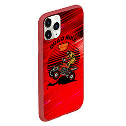 Чехол iPhone 11 Pro матовый QUAD BIKE Квадроцикл, цвет: 3D-красный — фото 2