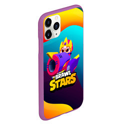 Чехол iPhone 11 Pro матовый BrawlStars Bonny, цвет: 3D-фиолетовый — фото 2