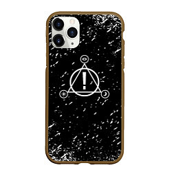 Чехол iPhone 11 Pro матовый Panic at the disco, цвет: 3D-коричневый