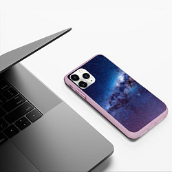 Чехол iPhone 11 Pro матовый Космос просто космос!, цвет: 3D-розовый — фото 2