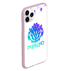 Чехол iPhone 11 Pro матовый Overlord неоновый логотип, цвет: 3D-розовый — фото 2