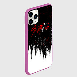 Чехол iPhone 11 Pro матовый Stray kids - changbin, цвет: 3D-фиолетовый — фото 2