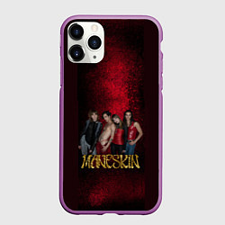 Чехол iPhone 11 Pro матовый Maneskin on Spotify, цвет: 3D-фиолетовый