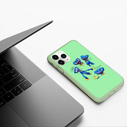Чехол iPhone 11 Pro матовый POPPY PLAYTIME HAGGY WAGGY - ПОППИ ПЛЕЙТАЙМ ХАГГИ, цвет: 3D-салатовый — фото 2