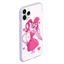 Чехол iPhone 11 Pro матовый POPPY PLAYTIME - Mommy long legs - Мамочка длинные, цвет: 3D-светло-сиреневый — фото 2