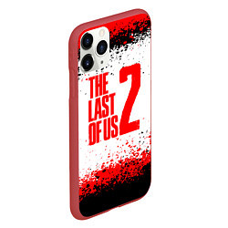 Чехол iPhone 11 Pro матовый The last of us 2 - зе ласт оф ас 2, цвет: 3D-красный — фото 2