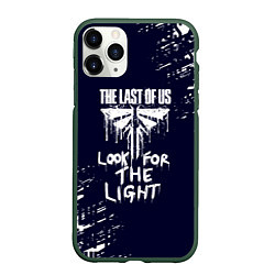 Чехол iPhone 11 Pro матовый The last of us 2 - ЦИКАДЫ LOOK FOR THE LIGHT, цвет: 3D-темно-зеленый