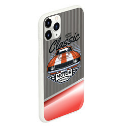 Чехол iPhone 11 Pro матовый Classic motor sport, цвет: 3D-белый — фото 2