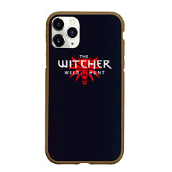 Чехол iPhone 11 Pro матовый THE WITCHER MONSTER SLAYER ВОЛК, цвет: 3D-коричневый