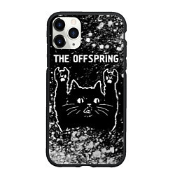 Чехол iPhone 11 Pro матовый The Offspring Rock Cat, цвет: 3D-черный