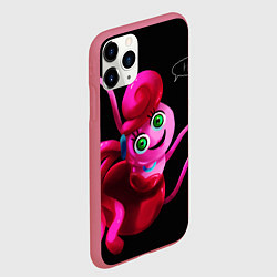 Чехол iPhone 11 Pro матовый POPPY PLAYTIME - Mommy long legs Мама длинные ноги, цвет: 3D-малиновый — фото 2