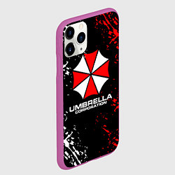 Чехол iPhone 11 Pro матовый Umbrella Corporation Resident Evil, цвет: 3D-фиолетовый — фото 2