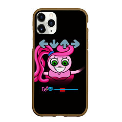 Чехол iPhone 11 Pro матовый POPPY PLAYTIME - Mommy long legs Мама длинные ноги, цвет: 3D-коричневый